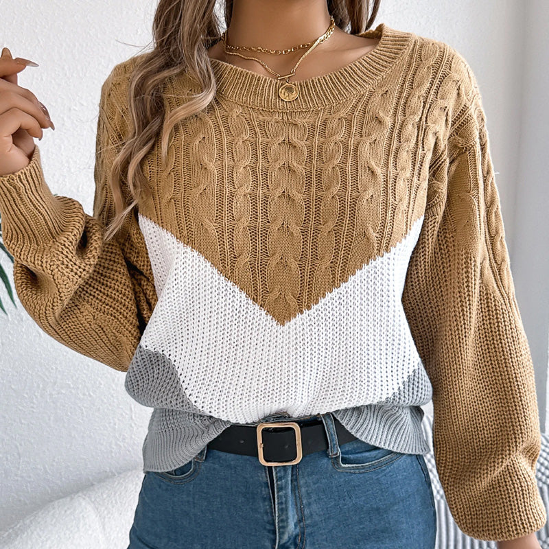 Chloe | Chevron Knit Jumper