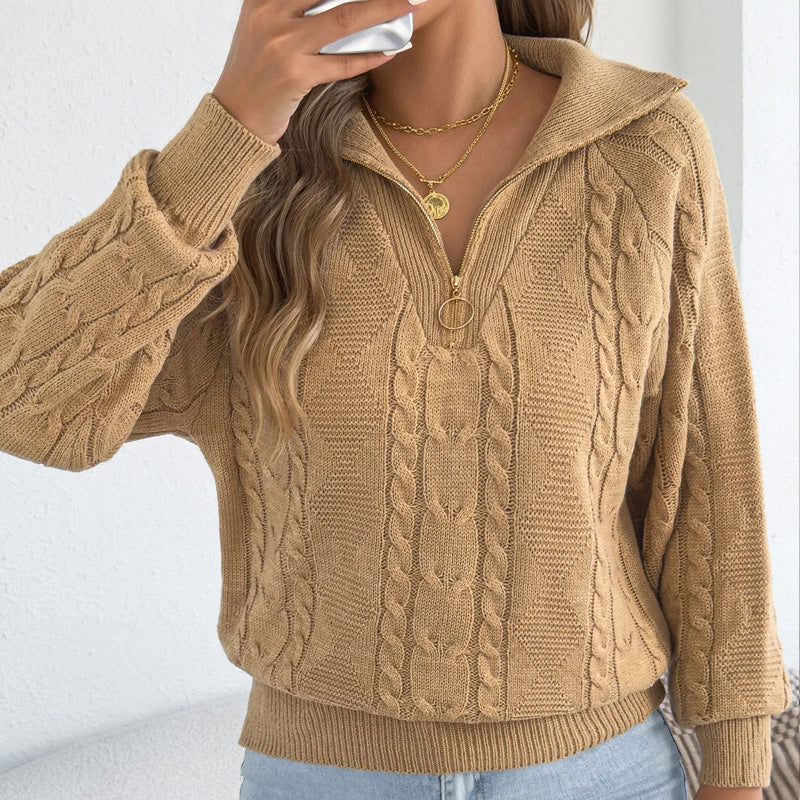 Elsie Knit Half-Zip Pullover
