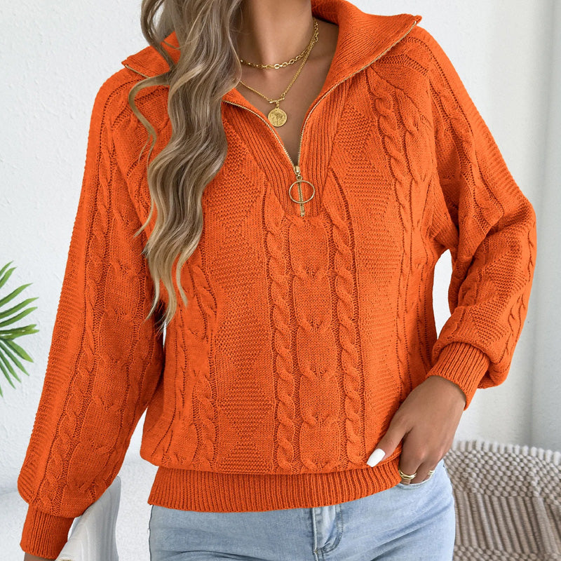 Elsie Knit Half-Zip Pullover