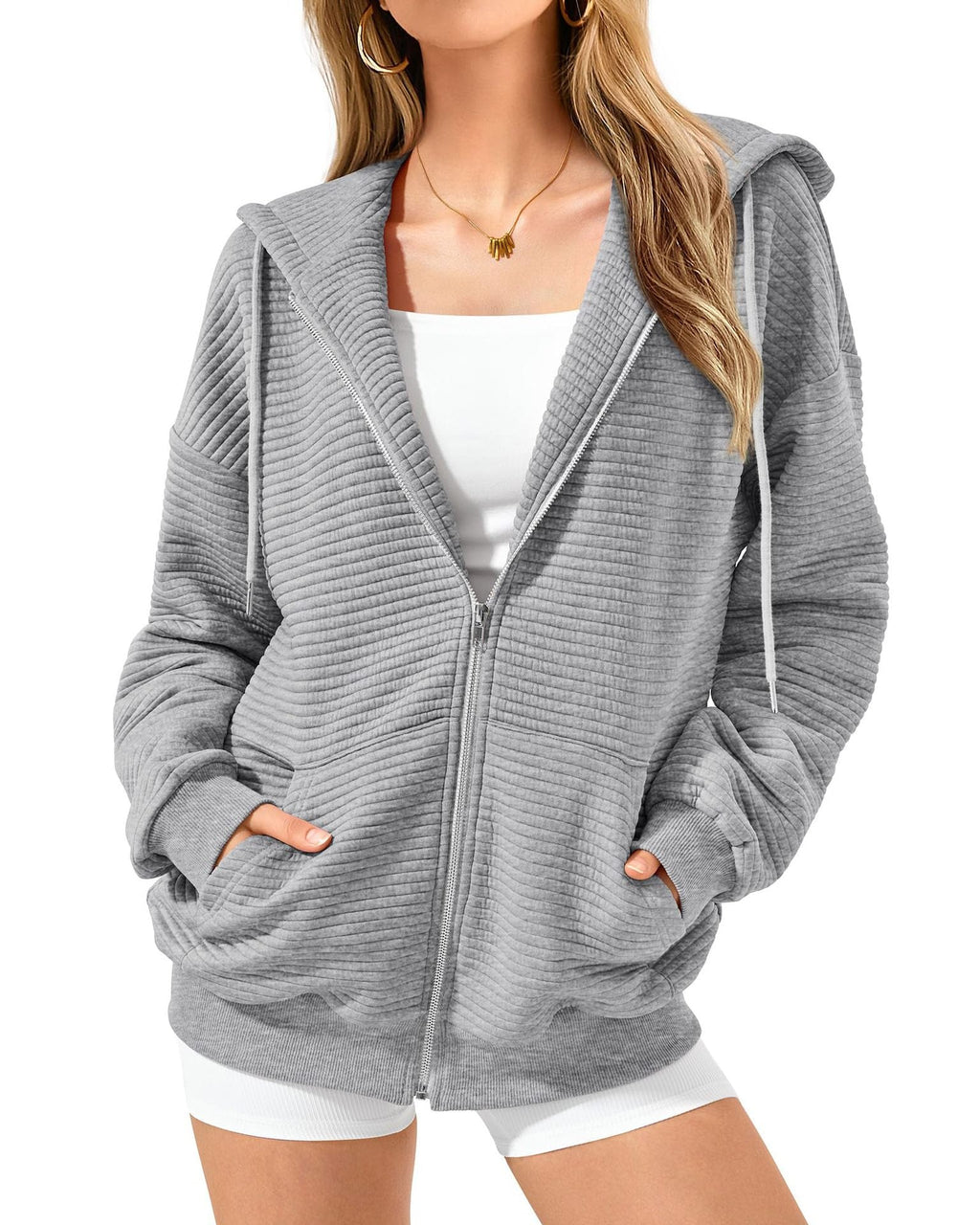 Celine Zip-Up Hoodie